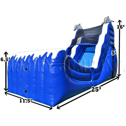 Happy Jump Inflatable Bouncers 16'H Wet and Dry Slide - Ocean Theme by Happy Jump 781880253617 WS4113 16'H Wet and Dry Slide - Ocean Theme by Happy Jump SKU# WS4113