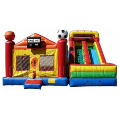 16' Slide & Jump Combo Sports by Happy Jump