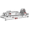 Image of Happy Jump Inflatable Bouncers 18'H Obstacle Course 3 Plus Sports Theme by Happy Jump 781880251422 IG5124-16