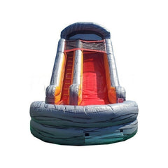18'H Volcano Water Slide by Happy Jump