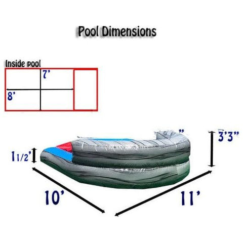 Happy Jump Inflatable Bouncers 18'H Volcano Water Slide by Happy Jump 781880253891 WS8518 18'H Volcano Water Slide by Happy Jump SKU# WS8518