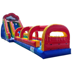 18'H Water Slide with Slip and Slide by Happy Jump