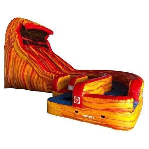 Happy Jump Inflatable Bouncers 19'H Aqua Flame Water Slide by Happy Jump 781880267317 WS4453 19'H Aqua Flame Water Slide by Happy Jump SKU WS4453