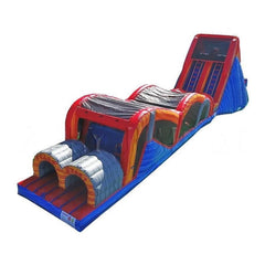 19'H Extreme Rush Obstacle Course Marble by Happy Jump