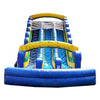Image of Happy Jump Inflatable Bouncers 22'H Double Lane Water Slide Primary Colors by Happy Jump Blue Bay Water Slide (22' Double) by Happy Jump SKU# WS4151