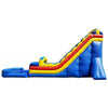 Image of Happy Jump Inflatable Bouncers 22'H Double Lane Water Slide Primary Colors by Happy Jump 781880260387 WS4152 22'H Double Lane Water Slide Primary Colors by Happy Jump SKU# WS4152