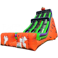 28' Double Lane Slide (Halloween) by Happy Jump