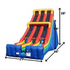 Image of Happy Jump Inflatable Bouncers 28'H Double Lane Slide by Happy Jump 781880247890 SL3170 28'H Double Lane Slide by Happy Jump SKU# SL3170