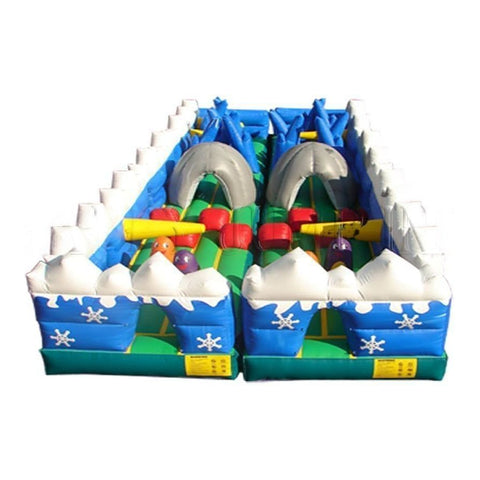 Happy Jump Inflatable Bouncers 5'H The Icy Play Yards Obstacle Game by Happy Jump 781880269069 XL8155 5'H The Icy Play Yards Obstacle Game by Happy Jump SKU XL8155