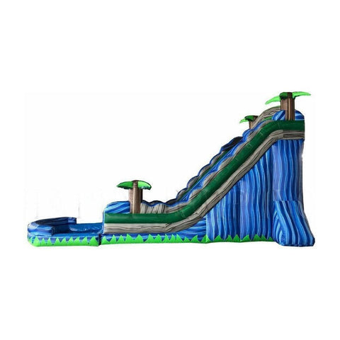 Happy Jump Inflatable Bouncers Blue Bay Water Slide (22' Double) by Happy Jump 22' Double Bay Water Slide by Happy Jump SKU# WS4150