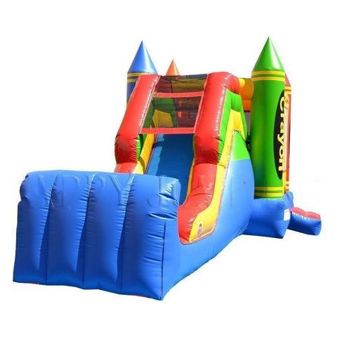 Happy Jump Water Parks & Slides 13'H 5in1 Super Combo Crayon by Happy Jump CO2156 11'H 5in1 Super Combo (Camo) by Happy Jump SKU#CO2155