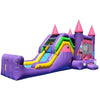 Image of Happy Jump Water Parks & Slides 14'H 5in1 Super Combo Princess by Happy Jump 781880276685 CO2154 14'H 5in1 Super Combo Princess by Happy Jump SKU#CO2154