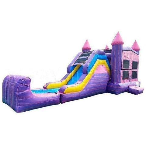 Happy Jump Water Parks & Slides 14'H 5in1 Super Combo Princess Marble PLUS (Pool + Stopper) by Happy Jump 781880277408 CO2172-1M 14'H 5in1 Super Combo Princess Marble PLUS (Pool + Stopper) Happy Jump