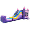 Image of Happy Jump Water Parks & Slides 14'H 5in1 Super Combo Princess Marble PLUS (Pool + Stopper) by Happy Jump 781880277408 CO2172-1M 14'H 5in1 Super Combo Princess Marble PLUS (Pool + Stopper) Happy Jump