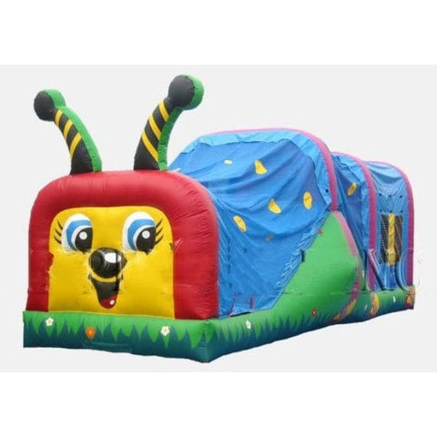 Happy Jump Water Parks & Slides 14'H Happy Caterpillar by Happy Jump 12'H Happy Slide and Jump by Happy Jump SKU#CO2161