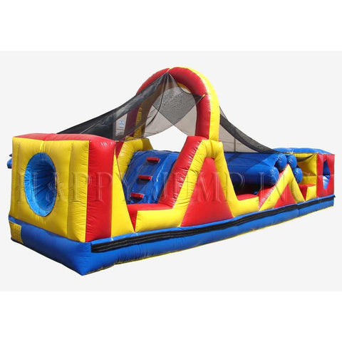 Happy Jump Water Parks & Slides 15'H 3 Piece Obstacle Course by Happy Jump IG5211 14'H Tropical Dual Lap Obstacle Challenge by Happy Jump SKU#IG5207