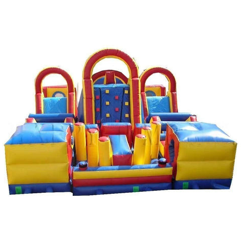 Happy Jump Water Parks & Slides 15'H 3 Piece Obstacle Course by Happy Jump IG5211 14'H Tropical Dual Lap Obstacle Challenge by Happy Jump SKU#IG5207