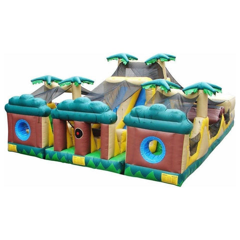 Happy Jump Water Parks & Slides 15'H 3 Piece Tropical Obstacle Course by Happy Jump 781880252535 IG5212 15'H 3 Piece Tropical Obstacle Course by Happy Jump SKU#IG5212