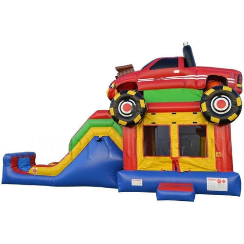 Happy Jump Water Parks & Slides 18'H 4in1 Super Combo Monster Truck by Happy Jump 781880276753 CO2159 18'H 4in1 Super Combo Monster Truck by Happy Jump SKU#CO2159