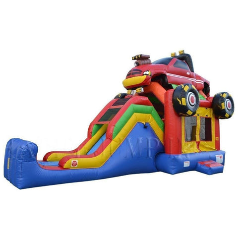 Happy Jump Water Parks & Slides 18'H 4in1 Super Combo Monster Truck by Happy Jump 781880276753 CO2159 18'H 4in1 Super Combo Monster Truck by Happy Jump SKU#CO2159