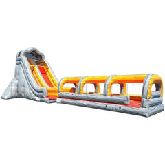 20'H Volcano Water Slide with Slip & Slide by Happy Jump