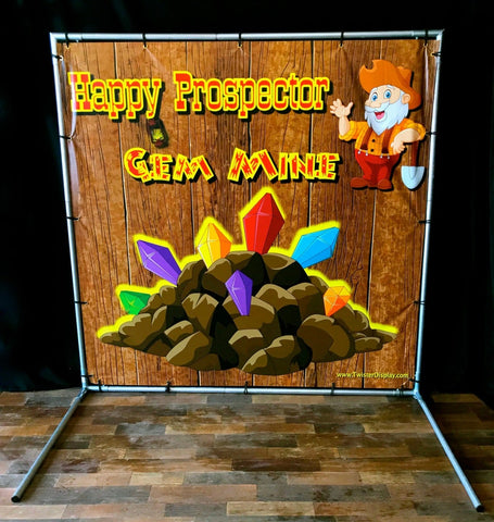 Happy Prospector Gem Mine, Backdrop Kit