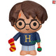 3' Gemmy Harry Potter w/ Christmas Stocking & Holly