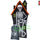 8' Gemmy Airblown Inflatable Projection Points Of Light Skeleton Haunted House