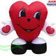 5' Air Blown Inflatable Valentine's Day "Love You This Much" Heart