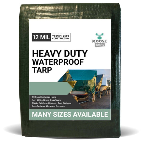 12' x 24' Heavy Duty Poly Tarp Cover