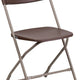 Brown Plastic Folding Chairs