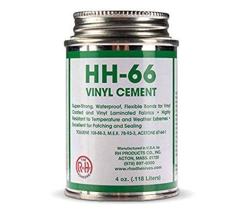 9 Assorted Vinyl Patch With 4 Oz HH-66 Adhesive
