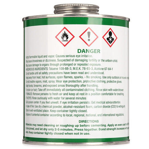 HH 66 Adhesive Vinyl Cement 8oz with Brush