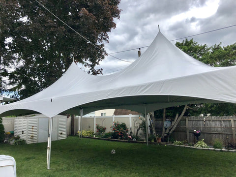 20' x 30' Premium High Peak Frame Party Tent - White