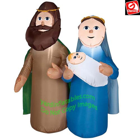 4' Gemmy Airblown Inflatable Holy Family