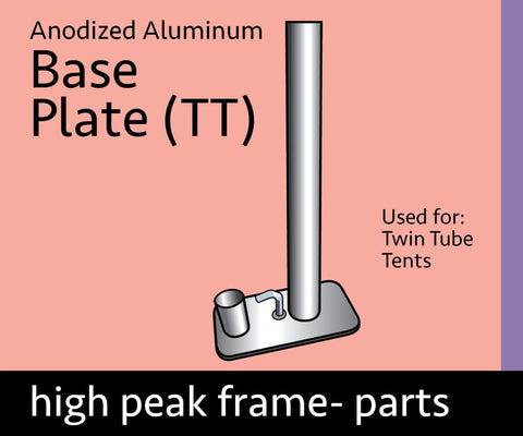 Base Plate Foot for High Peak Frame Tent, Twin Tube