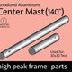 Center Mast Assembly for 30' x 30' High Peak Frame Tent
