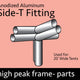 Side Tee for High Peak Frame Tent, Twin Tube
