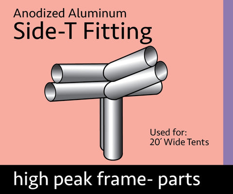 Side Tee for High Peak Frame Tent, Twin Tube