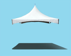 10 x 10 High Peak Frame Top Only - White