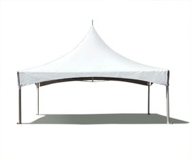 10' x 20' Premium High Peak Frame Party Tent - White