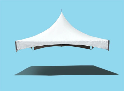 20' x 20' High Peak Frame Top Only - White
