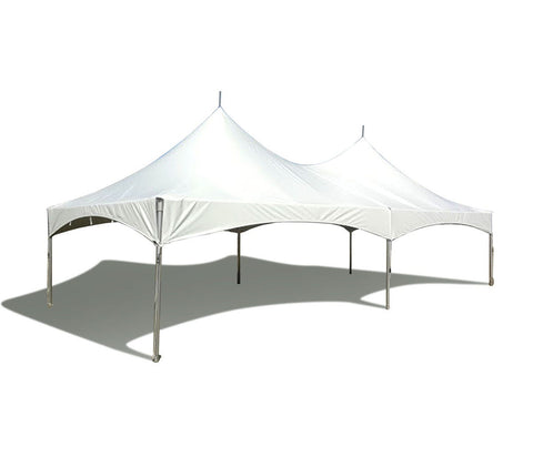 15' x 30' Premium High Peak Frame Party Tent - White