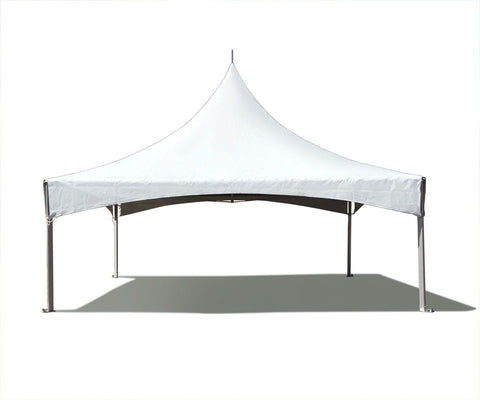 20' x 20' Premium Twin Tube High Peak Frame Party Tent - White