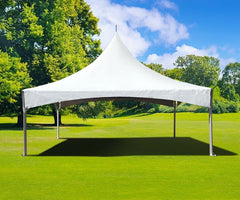 20' x 20' Premium High Peak Frame Party Tent - White