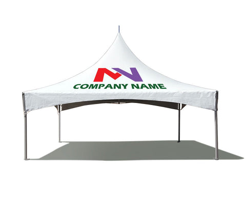 20' x 20' Premium High Peak Frame Party Tent - Custom