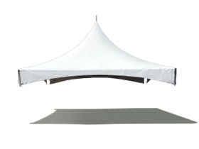 20' x 20' High Peak Frame Top Only - White