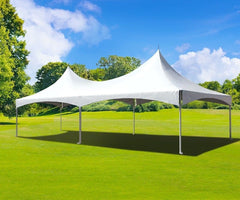 20' x 30' Premium High Peak Frame Party Tent - White