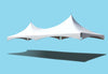 Image of 15' x 30' High Peak Frame Top Only - White