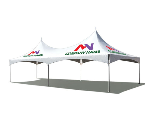 20' x 30' Premium High Peak Frame Party Tent - Custom